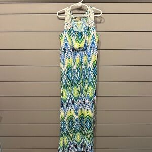 Speechless Colorful Sleeveless Maxi Dress Long size 8